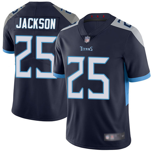 Tennessee Titans Limited Navy Blue Men Adoree  Jackson Home Jersey NFL Football #25 Vapor Untouchable->youth nfl jersey->Youth Jersey